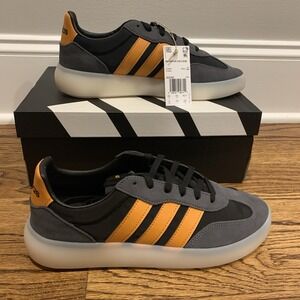 Adidas Barreda Black Gray Orange Decode Shoes Sneakers Men's Size 10 JI2320